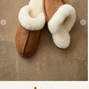 Cozy Tan Shearling Women's Slippers